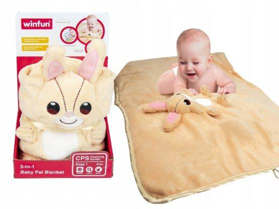 3-IN-1 Bunny Baby Pal Soft Blanket