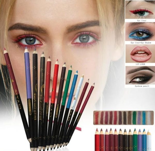 2 In 1 Colors Eye Pencil Multipurpose Eye Pencil