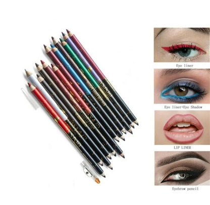 2 In 1 Colors Eye Pencil Multipurpose Eye Pencil