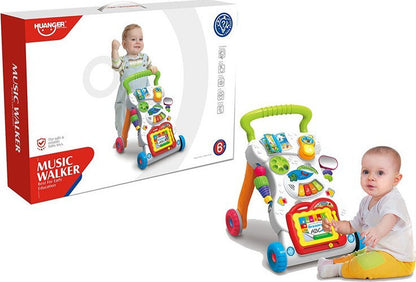 Baby Walker Toddler Push Music Walker Education Learning Toys