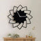 3d Wooden Floral Wall Clock Modern Home Decorations For Living Room,bedroom