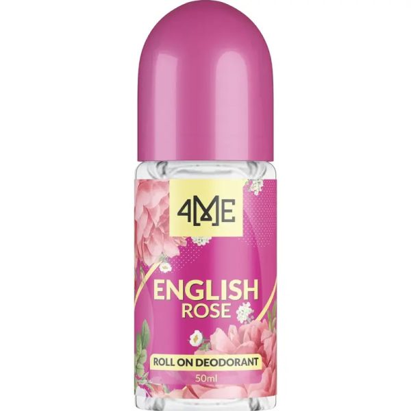 4me English Rose Roll On Deodorant 50ml