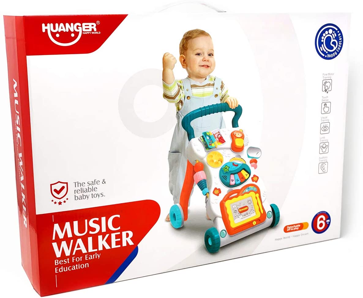 Baby Walker Toddler Push Music Walker Education Learning Toys