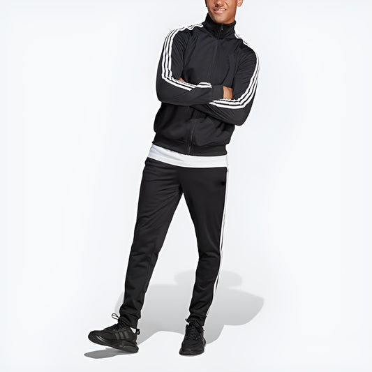 Men’s Trendy Three-Stripes Best Quality Full-Sleeve Tracksuit