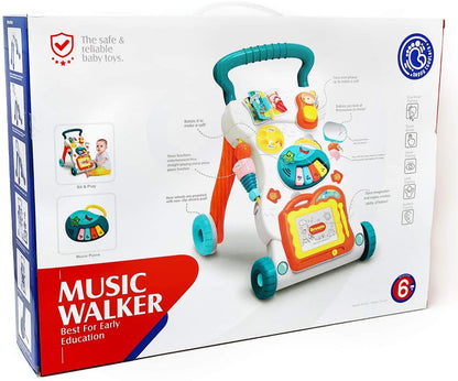 Baby Walker Toddler Push Music Walker Education Learning Toys