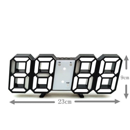 Multi-Functional Modern Design 3D LED Digital Clock