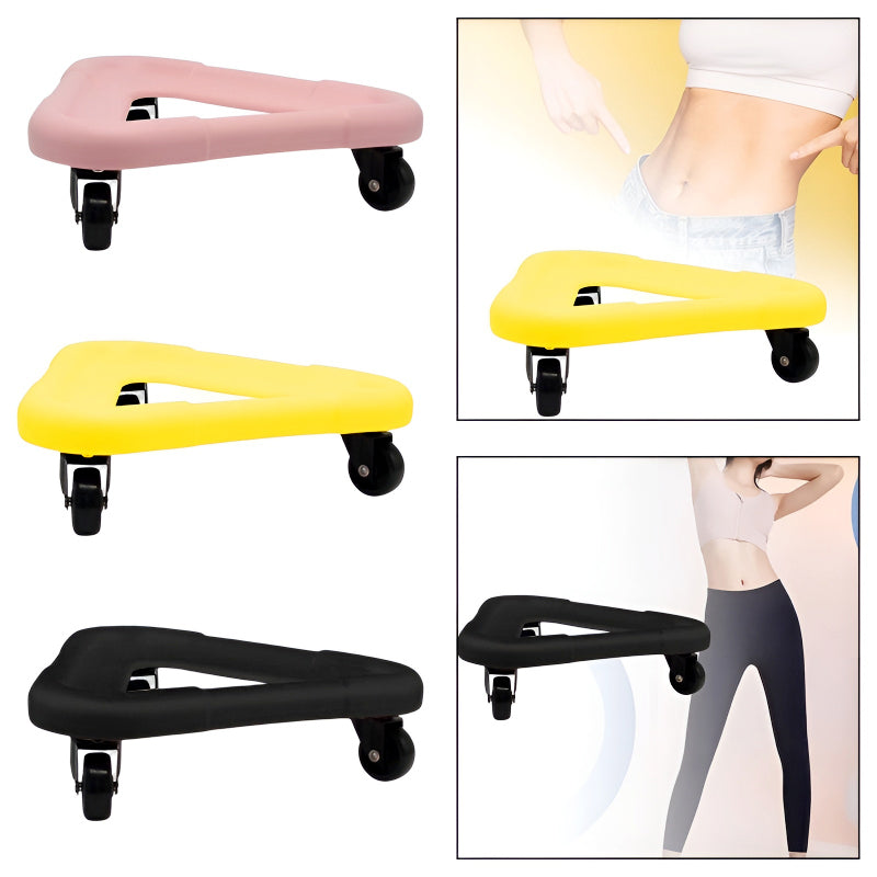 Three-Wheel Abdominal Exerciser – High-Quality Core Workout Equipment for Home Use