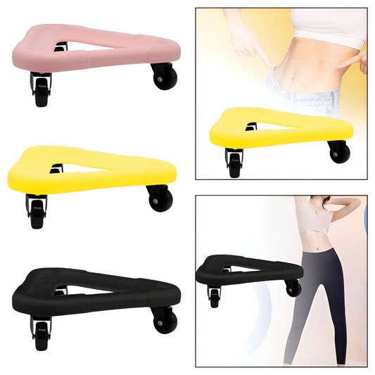 Three-Wheel Abdominal Exerciser – High-Quality Core Workout Equipment for Home Use