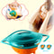 Universal Gyro Bowls: 360° Rotate Spill-Proof Baby Feeding Dish Tableware