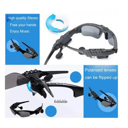 Bluetooth Sun Glasses With Headphones Connect With Mobile And Talk