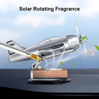 Cadecoration Plan Solar Powered Aeroplane Car Air Freshener – Car Dashboard Solar Decoration Plane -aircraft Mode