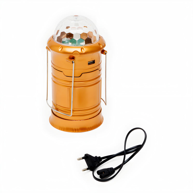 XF-5858 Magic Cool Camping Light With USB Output, Flashlight, And Stage Lighting