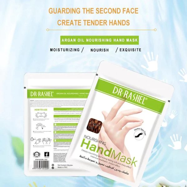 Dr.rashel Argan Oil Nourishing Hand Mask And Hand Absorb Solution