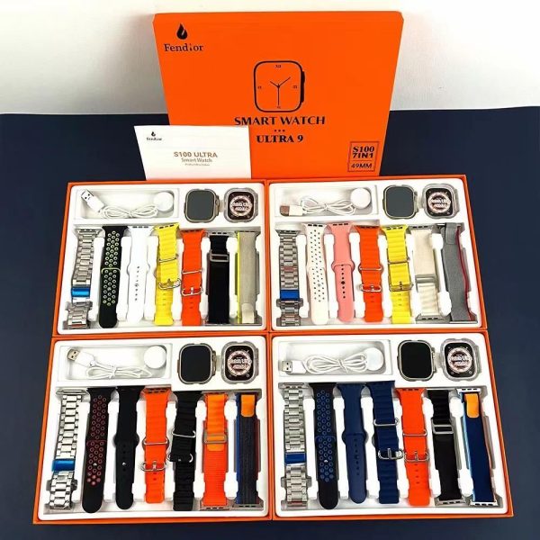 Fendior S100 Ultra 9 Smart Watch 7 In 1