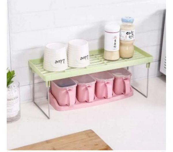 Folding Stack Up Shelf For Spice Jars Cabinet Shelves Foldable Shelf Stand Spice Jars Rack Cupboard Storage Support Kitchen Accessories Pantry Organizer