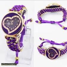 Girl Stainless Steel Bracelet Stylish Watch