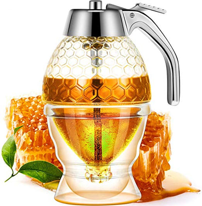 Honey Juice Syrup Dispenser Pot Jar