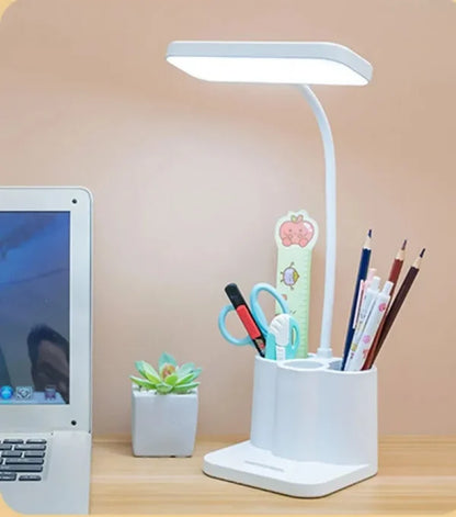 Led Learning Dormitory Bedroom Bedside Reading Night Light Table Lamp (qp-2209-b)