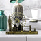 Metallic London Complete Model / Retro City Figures London Eye Big Ben Tower Bridge Uk Desktop Decoration