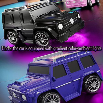 Mini Car With Remote Control Mini Remote Control Car Watch Racing Car Usb Charging Cartoon Rc Small Car Kids Toys