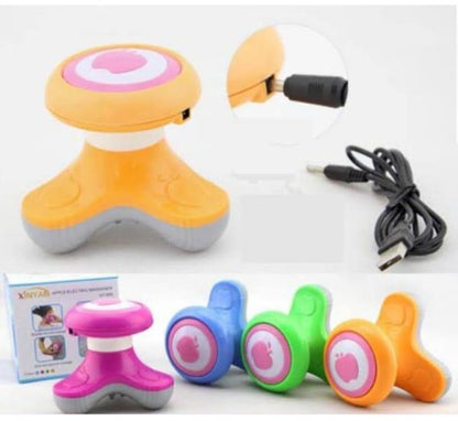 Mini Portable Full Body Relaxation Massage Wave Vibrating Usb Triangle Electric Handle Massager