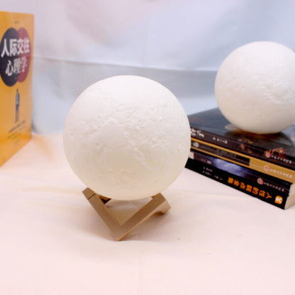 Led Moon Ball Lamp – 3d Printed Lunar Lamp Colorful Night Light For Kid