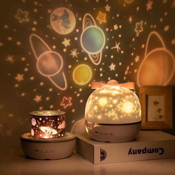 360° Rotating Solar System Projector Night Light For Kids