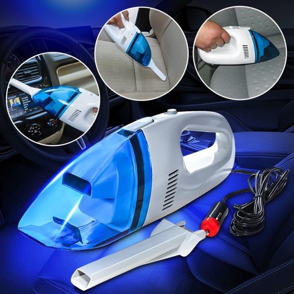 (nw00096) 12v Portable Car Vacuum Cleaner – Mini Vacuum Cleaner For Carpet, Car, Home, Office, Pet Hair, Sofa