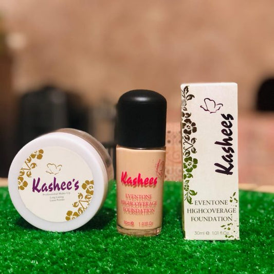 Pack Of 2 Kashee’s Deal, Foundation & Setting Loose Powder, 30 Ml