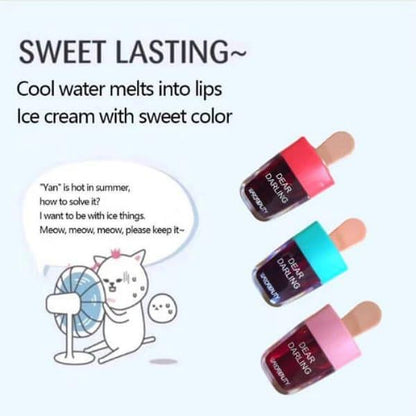 Pack Of 6 Dear Darling Wardabeauty Ice Cream Lip And Cheek Tint Long-lasting Lip Tint