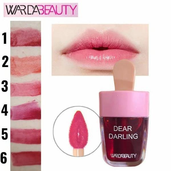 Pack Of 6 Dear Darling Wardabeauty Ice Cream Lip And Cheek Tint Long-lasting Lip Tint