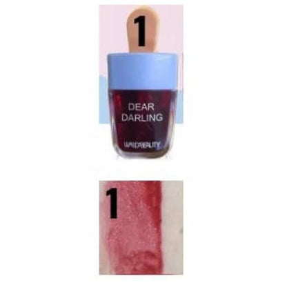 Pack Of 6 Dear Darling Wardabeauty Ice Cream Lip And Cheek Tint Long-lasting Lip Tint