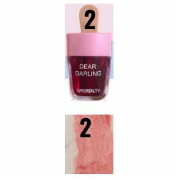 Pack Of 6 Dear Darling Wardabeauty Ice Cream Lip And Cheek Tint Long-lasting Lip Tint