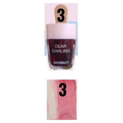 Pack Of 6 Dear Darling Wardabeauty Ice Cream Lip And Cheek Tint Long-lasting Lip Tint