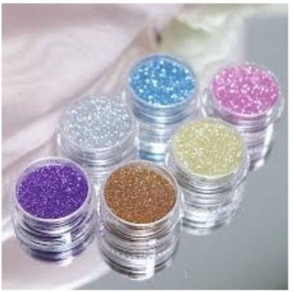 Sparkling Crystal Glitter Powder Eyeshadow ,shiny Shimmer Eyeshade Nail Art Glitter, (12 Pcs )shimmer And Long Lasting Eyeshadow , Easy To Match Your Look Multicolor