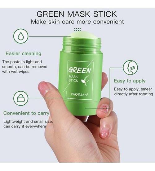 The Magic Green Stick Mask ,green Tea Oil Control Cleansing Mask 40 Gm