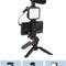 Vlogging Video Making Kit With Light, Table Tripod Stand, Microphone, Phone Holder, Bluetooth Remotesmart Phone Vloging Kot