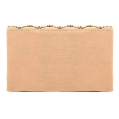 Women’s Velvet Embroidered Fancy Hand Clutch For Women’s